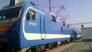 Электровозы ЭП1М-565 и ЭП1М-481с пассажирским поездом №512/511