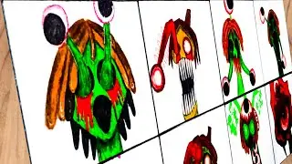 Drawing Sprunki Vineria All Phases : BEHIND THE SMILES | Incredibox Sprunki