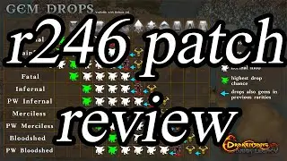 Gem Drops Finally Here!! Mage Nerfs? || Bug Fixes || Drakensang Release 246 Patchnotes