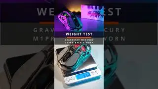 Weight test : Gravastar Mercury M1pro gaming mouse #shorts