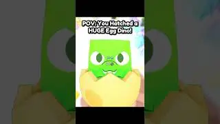 POV: You Hatched a HUGE Egg Dino! 🦖