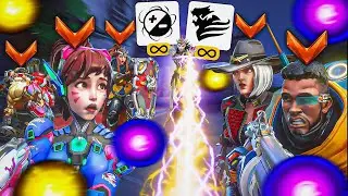 1 MOIRA with INFINITE ABILITIES vs 5 Bronze Players - Who wins?! (Overwatch 2)