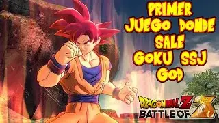 EL PRIMER JUEGO DE DRAGON BALL DONDE SALE GOKU SUPER SAIYAJIN DIOS - Dragon Ball Z Battle Of Z