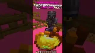 Minecraft Türk trap pvp sunucusu #shorts