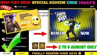 FREE FIRE REDEEM CODE TODAY 5 AUGUST REDEEM CODE FREE FIRE | FF REDEEM CODE TODAY 5 AUGUST