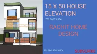 15X50 HOUSE DESIGN | 15X50 हाउस डिजाइन | @rachithomedesign5767 #shorts #viral #home #art