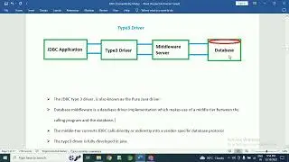 Type3 Driver in JDBC