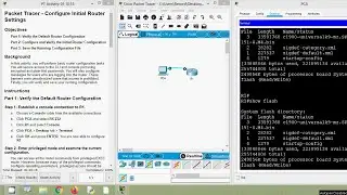 10.1.4 Packet Tracer - Configure Initial Router Settings