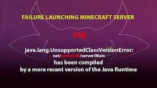 UBUNTU: net/minecraft/server/Main has been compiled by a more recent version of the Java Runtime