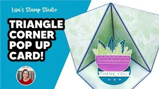 Create a Triangle Corner Pop Up Card