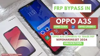 FRP BYPASS|REMOVE  IN  OPPO A3S|OPPO CPH1803 WIPE|HARDRESET PIN|PATTERN|PASSWORD UNLOCK|2024