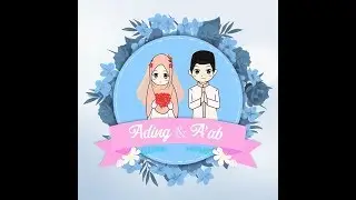 Template Video Undangan Pernikahan Blue Cold