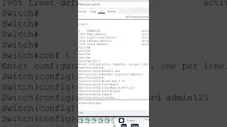 Telnet Configuration On Layer3Switch In PacketTracer | Networking Academy | 