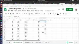 Using IF( ) to separate data by category in Google Sheets