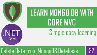 Delete data from MongoDB using Asp.Net Core 5 | MongoDB CRUD Operation | .NET 5