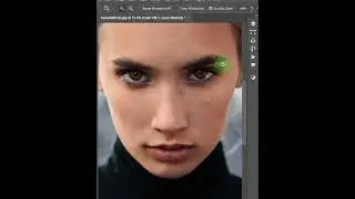 Change eyes color and Dodge skin in Photoshop