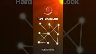 Hard Pattern Lock 👑 #techfrack #patterndesign #shorts