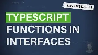 DevTips Daily: How to add functions into TypeScript interfaces / types