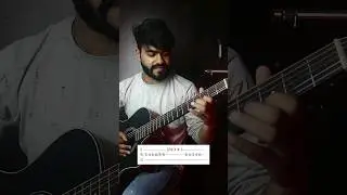 Gulabi Aankhen - guitar tabs for beginners #shorts #guitar #music #guitarmusic