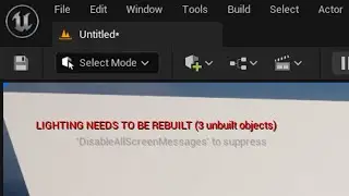 How to Fix Lighting Needs to Be Rebuilt Error in Unreal Engine 5