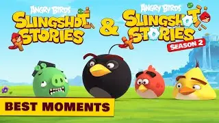 Angry Birds Slingshot Stories Season 1 and 2 | BEST MOMENTS 😍