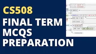 CS508 FINAL TERM PREPARATION SOLVED MCQS