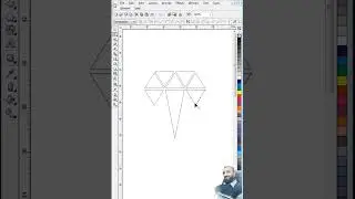 how to make diamond, diamond design in coreldraw, #coreldrawtutorial #cliparts #diamond #coreldraw
