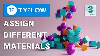 [Solved]: How to Assign Different Materials to TyFlow in 3dsmax.