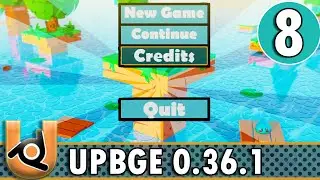 Create Main Menu's with Scenes | UPBGE 0.36.1 beginner Tutorial part 8