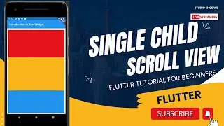 flutter single child scroll view widget