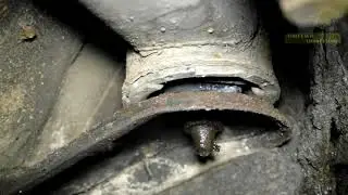 BMW E34 замена сайлентблоков задней балки