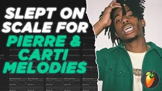 THIS SCALE IS PERFECT FOR CREATE MELODIES FOR PLAYBOI CARTI & PIERRE BOURNE ! FL STUDIO GEMS ON IG