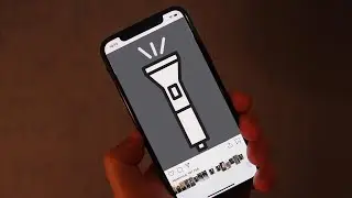 iPhone X как включить фонарик/3 способа