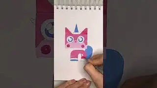Unikitty easy painting 🌈How to draw Unikitty