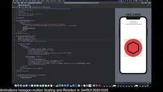 Animations hexagon motion Scaling and Rotation in SwiftUI 20201020