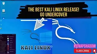 How to use Kali Undercover mode on kali | kali transforms into windows | kidnapshadow #cyber