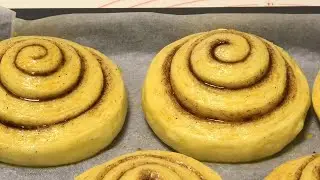 Как сделать КРАСИВЫЕ  булочки с корицей / Cinnamon rolls