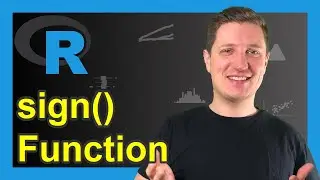 sign Function in R (Example) | How to Return Positive & Negative Values | Vector & Data Frame Column