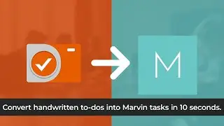 TaskCam to Amazing Marvin Integration - To-dos