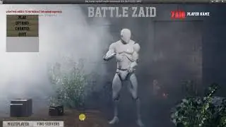 MAIN MENU WIDGET PUBG UNREAL ENGINE 4