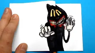 8 Amazing Trevor Henderson's Cration Siren Head, Cartoon Cat, Bridge Worm etc  Paper Craft and Doodl
