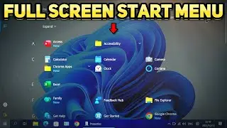 How to Make the Start Menu Full Screen in Windows 11 (Tutorial)