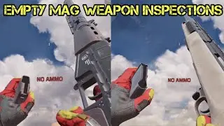 All Empty weapon mag Inspect animations in COD Mobile | Call of Duty Mobile