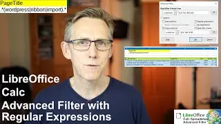 Libreoffice Calc Advanced Filter With Regular Expressions