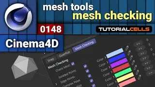 0148. mesh checking in cinema 4d