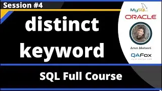 SQL - Part 4 - distinct keyword