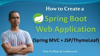 How to Create a Spring Boot Web Application