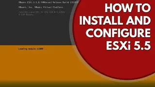 How To Install and Configure VMware ESXi on VMware Workstation | vSphere | Cloud Nuggets |