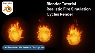 Blender Tutorial Realistic Fire Simulation Cycles Render