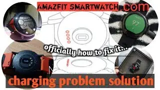 Amazfit watch not charging fix, works for all smartwatch//amazfit pace charging problem solution